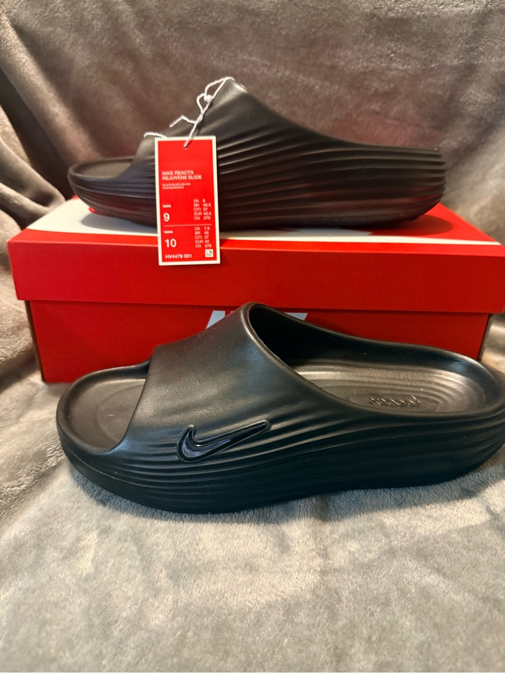 Nike men’s Black Slide Sandals - Comfortable Everyday Slip-Ons